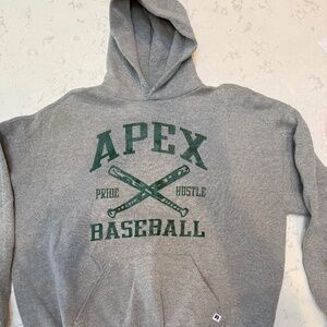 Vintage 90s Apex HS (NC) Baseball Hoodie size XXL